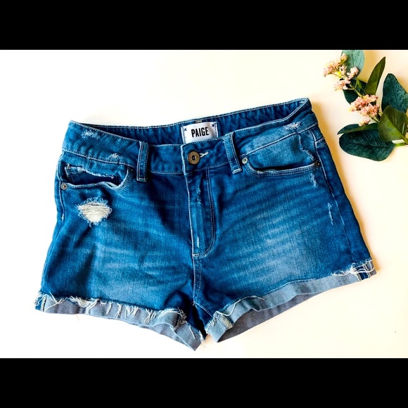 PAIGE Pants - paige jimmy jimmy denim short• sz 25